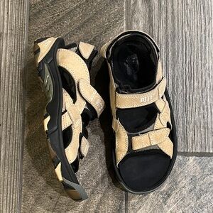 BITE Tan and Black rugged Sandals